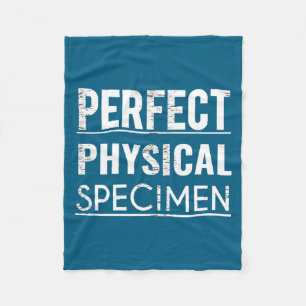 Perfektes physisches Exemplar Zitat Lustiger Spruc Fleecedecke