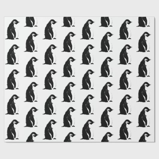Perfektes Pinguin-Packpapier Geschenkpapier (Flach)