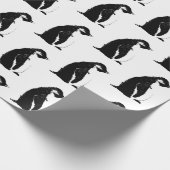 Perfektes Pinguin-Packpapier Geschenkpapier (Ecke)