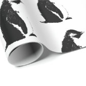Perfektes Pinguin-Packpapier Geschenkpapier (Rolleneckpunkt)
