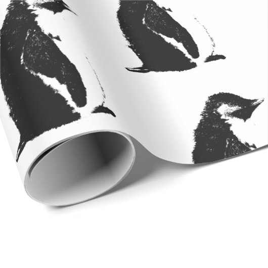 Perfektes Pinguin-Packpapier Geschenkpapier (Rolleneckpunkt)