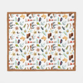 Perfektes Pirate Pattern Fleece Blanket (Vorderseite (Horizontal))