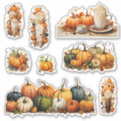 Perfektes Pumpkin Party Halloween Erntedank Fall Aufkleber (Vorderseite)