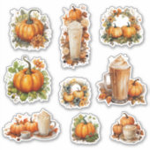 Perfektes Pumpkin Party Halloween Erntedank Fall Aufkleber (Vorderseite)