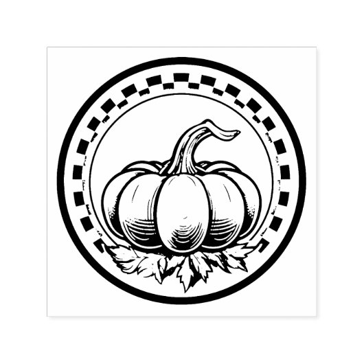 Perfektes Pumpkin-Party Permastempel (Design)