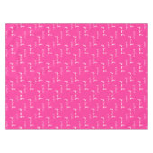 Perfektes Rosa: Rosa, Pinker, Pinkest Tischdecke (Vorderseite (Horizontal))