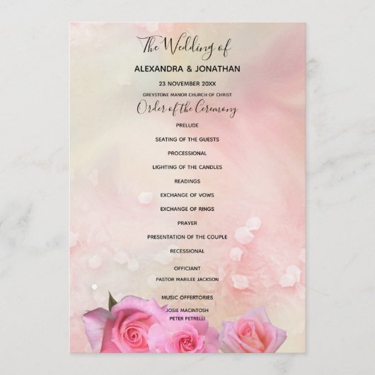 Perfektes Rosenverheiratungsprogramm Programm (Vorderseite)