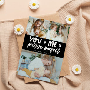 Perfektes Schwarzfoto zum Valentinstag Feiertagskarte