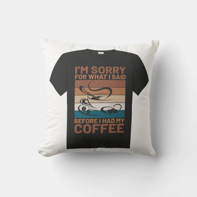 Perfektes Shirt-Design Kissen (Vorderseite)