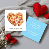 Perfektes Slice Valentinstag Karte
