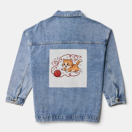 Perfektes Spiel Jeansjacke (Rückseite)