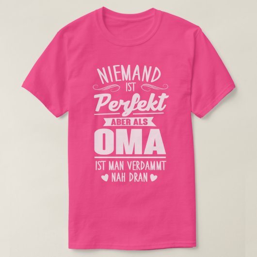 Perfektes T-Shirt (Design vorne)