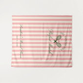 Perfektes Tennis-Brautabschied-Backdrop Wandteppich (Vorderseite (Horizontal))