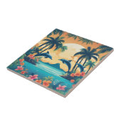 Perfektes tropisches Paradies für Sonnenuntergänge Fliese (Seite)