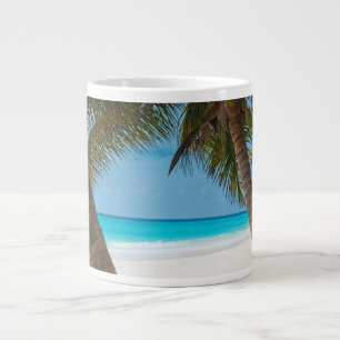 Perfektes tropisches Paradies Strand Jumbo-Tasse