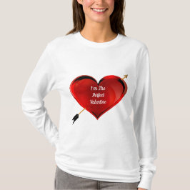 Perfektes Valentinherz-Shirt T-Shirt