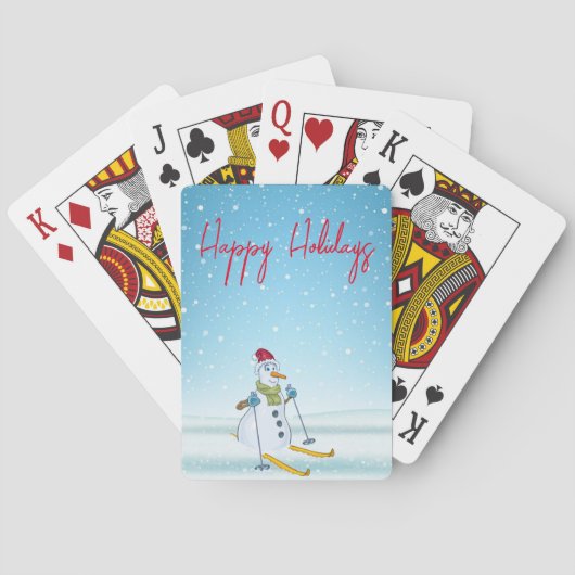 Perfektes Weihnachtsgetränk Spielkarten (Rückseite)