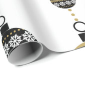 perfektes Winterverpackungspapier Geschenkpapier (Rolleneckpunkt)