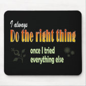 Perfektes Ziel Mousepad (Vorne)