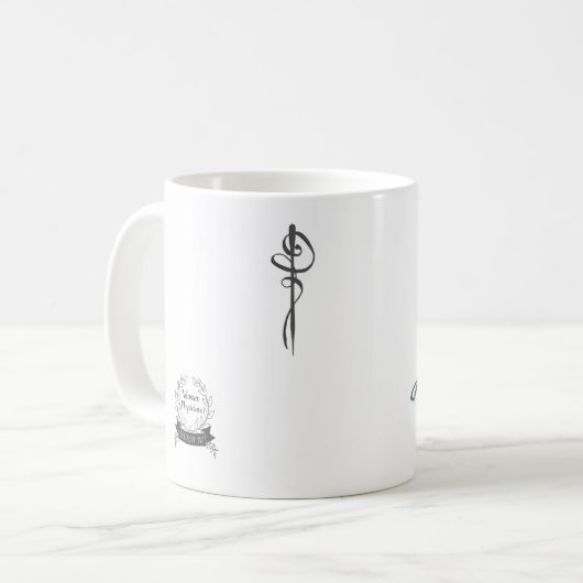 Perfektion GreyBlue des Fortschritts nicht auf Kaffeetasse (Vorderseite Links)