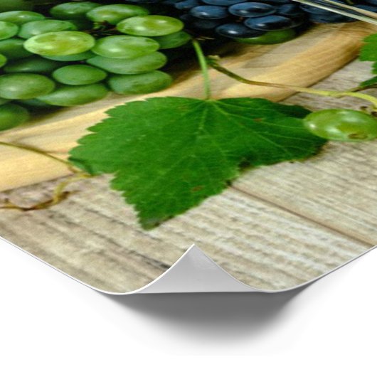 Perfektion, guter Wein, Poster (Ecke)