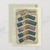 Perfektion in Stiften Koh-I-Noor Postkarte (Vorne/Hinten)