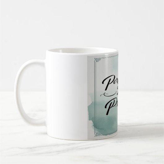 Perfektion ist dabei kaffeetasse (Links)