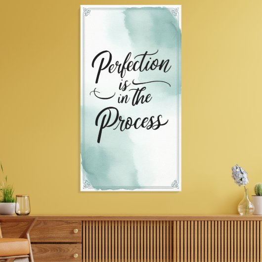 Perfektion ist dabei leinwanddruck (Insitu (Wohnzimmer))