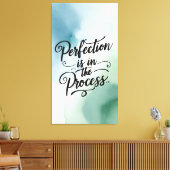 Perfektion ist im Prozess 2 Leinwanddruck (Insitu (Wohnzimmer))