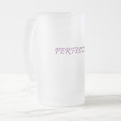 PERFEKTION MATTGLAS BIERGLAS (Vorderseite Links)