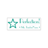 "Perfektion!" + Name des Autors Permastempel (Design)