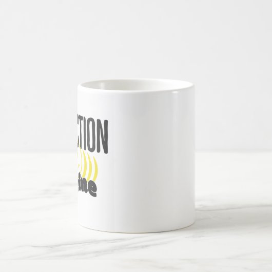 Perfektion und Koffein Funny Sarcastic Kaffeetasse (Mittel)