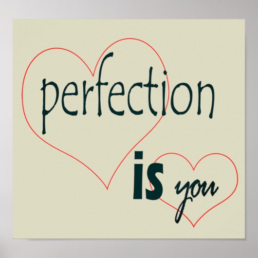 Perfektionierungspakat Poster (Vorne)