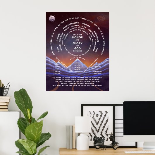 Perfektionsberg - 24 x 30 poster (Heimbüro)