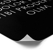 Perfer et obdura dolor hic tibi proderit olim poster (Ecke)