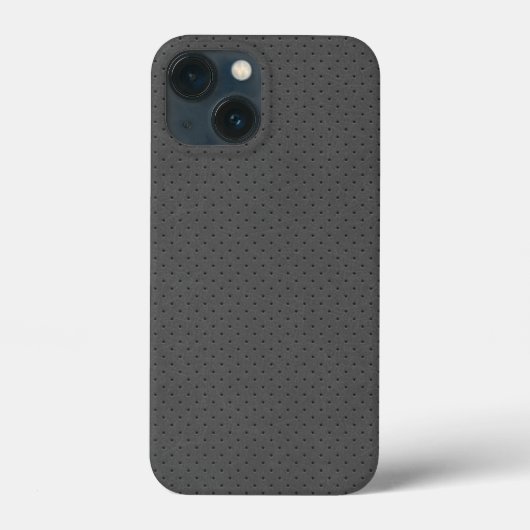Perforated Gray Leather's Digital Print Case-Mate iPhone Hülle (Rückseite)