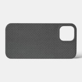 Perforated Gray Leather's Digital Print Case-Mate iPhone Hülle (Rückseite (Horizontal))