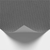 Perforated Gray Leather's Digital Print Geschenkpapier (Ecke)