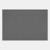 Perforated Gray Leather's Digital Print Geschenkpapier Set (Vorderseite)