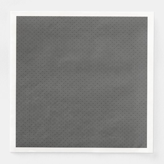 Perforated Gray Leather's Digital Print Serviette (Vorderseite)