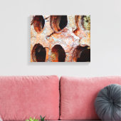Perforierte Metallkanvas Leinwanddruck (Insitu (Wohnzimmer))