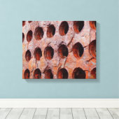 Perforierte Metallkanvas Leinwanddruck (Insitu (Holzboden))