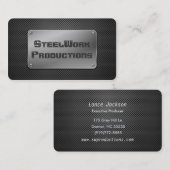 Perforierte Metallplatte Visitenkarte (Vorne/Hinten)