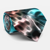 Perforiertes Brettdesign mit 'Tinte' Tropfen auf W Krawatte (Gerollt)