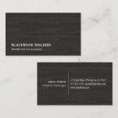 Perforiertes Metall/Holz Visitenkarte (Vorne/Hinten)