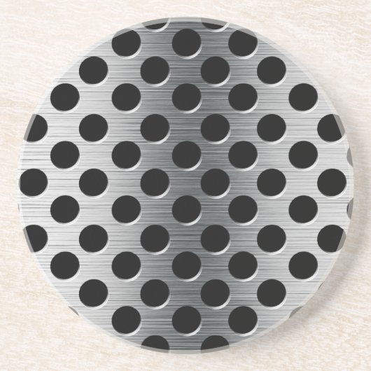 Perforiertes Metallgitter Sandstein Untersetzer (Vorne)