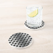 Perforiertes Metallgitter Sandstein Untersetzer (Seite)