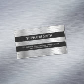 Perforiertes Metallmuster Magnetische Visitenkarte (Beispiel)