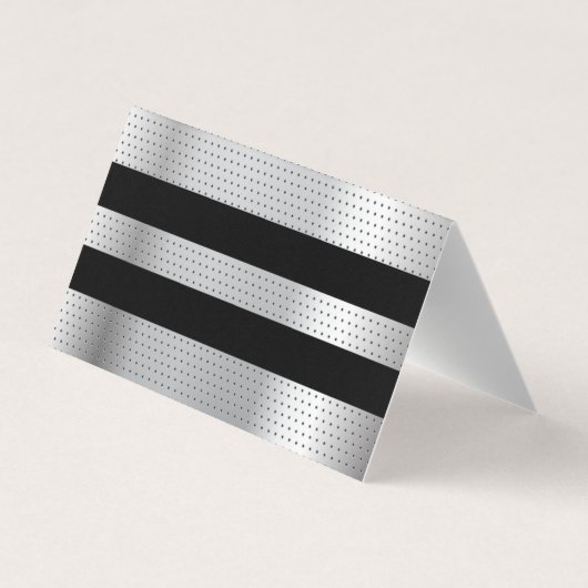 Perforiertes Metallmuster Visitenkarten (Rückseite)