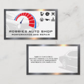 Performance-Auto-Teile-Logos - Visitenkarte (Vorne/Hinten)